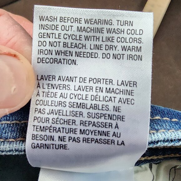 INC International Concepts Skinny Leg Regular Fit Shimmer Jeans Size 6 - Picture 15 of 16